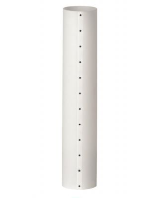 Weiße LED Stehleuchte XL Chameledeon, zylindrisch mit Knöpfen, für stimmungsvolle Beleuchtung im Wohnbereich.